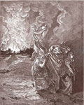 Г. Доре. БегствоЛота из Содома (1875)